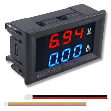WOLTOMIERZ AMPEROMIERZ MODUŁ PANELOWY 2w1 MIERNIK NAPIĘCIA AMPER 100V 10A
