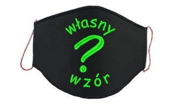 Maska na twarz maseczka własny wzór logo flizelina