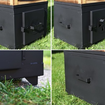 ДОМАШНЯЯ ДЕРЕВЯННАЯ САДОВАЯ КОПИЛКА С ПРЯМОЙ ПЕЧЬЮ ПАНКОРНИК