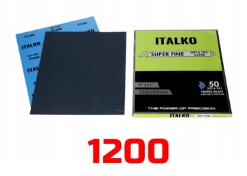 PAPIER ŚCIERNY WODNY NA MOKRO DO ŻYWICY P 1200