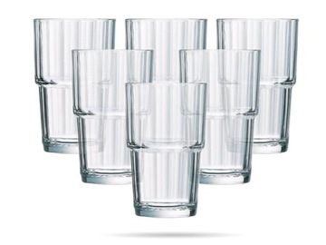6 x Szklanka 270 ml Norvege ARCOROC
