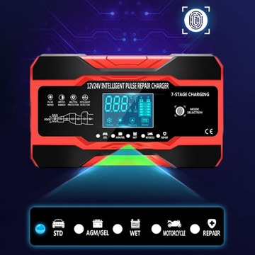AUTOMATYCZNA ŁADOWARKA FreedConnZ FUNKCJĄ NAPRAWY 12V 24V 10A