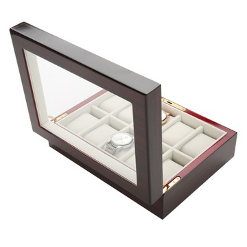 Ящик для хранения часов с 10 сетками, органайзер для ключей 0 В