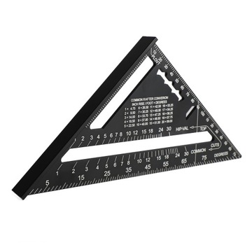 Гитарная линейка, треугольная линейка, черная, точная.