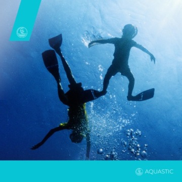 Детская маска SNORKELING AQUASTIC KAI JR XS DIVING MASK WITH TUBE