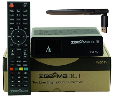 ZGEMMA H8.2H СПУТНИКОВЫЙ ДЕКОДЕР DVB-T2 HEVC ENIGMA2 WiFi