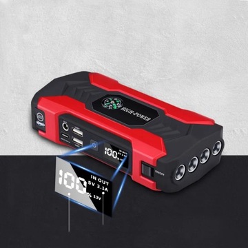 Jump Starter 28000mah Booster Автомобильный стартер Power Bank 12V 800A