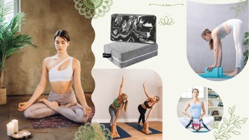 Блок для йоги Cube Block 200 г FIT4MED Yoga + футляр
