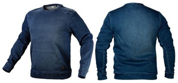 BLUZA kurtka ROBOCZA DENIM JEANS L/52 81-512-L