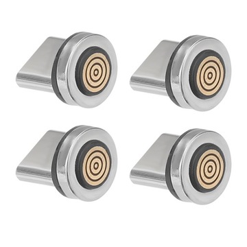 4 SZT. ADAPTER MAGNETYCZNY USB C OBROTOWY MAGNETYCZNY