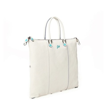 Gabs Bag G3 Plus M Ruga Handbag Leather Optical White Woman