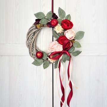 ОСЕННИЙ ДВЕРНОЙ ВЕНОК, ЦВЕТОЧНЫЙ венок