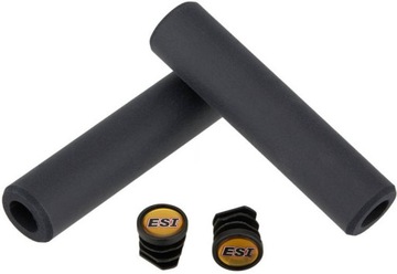 ESI GRIPS ПУСТЫЕ ЧЕРНЫЕ СИЛИКОНОВЫЕ РУЧКИ + ЗАГЛУШКИ
