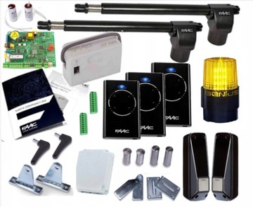 Zestaw napęd siłownik FAAC 414 ALFA 1xpilot, LED