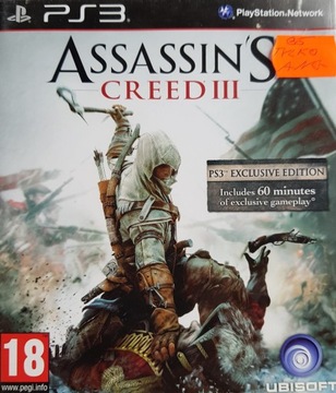 Assassin's Creed III PS3 Używana