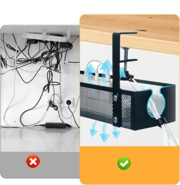 КАБЕЛЬНЫЙ ОРГАНАЙЗЕР КАБЕЛЬНЫЙ КАНАЛ ПОД СТАЛЬНЕЙ, ЧЕРНЫЙ, РЕГУЛИРУЕМЫЙ