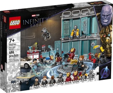 LEGO Marvel Super Heroes 76216 Zbrojownia Iron Mana