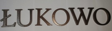 NAZWY ULIC I MIEJSCOWOŚCI ALU 10,5cm
