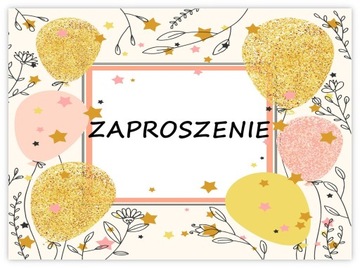 ZAPROSZENIA NA KOMERS BAL ÓSMOKLASISTY + KOPERTA