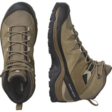 SALOMON QUEST ROVE BUTY TREKKINGOWE 43 1/3 ŻTA