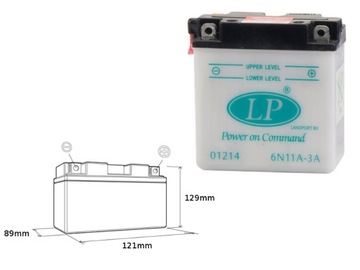 Стандартный аккумулятор Landport 6N11A-3A