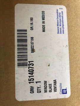 НОВОЕ ДВЕРНОЕ СТЕКЛО OE PL ESCALADE TAHOE 15140731