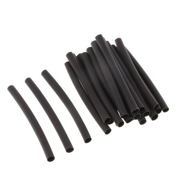 20 шт. термоусадочная трубка, рукав для снаряжения, снасть для ловли карпа, черная