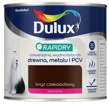 Dulux Rapidry brąz czekoladowy uniwersalna 0,4L