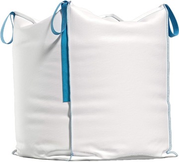 DUŻY WOREK NA GRUZ BIG BAG 1000 KG DO REMONTU OGRODU TORBA UCHWYTY 90x90x90