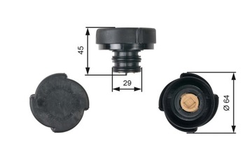 GATES RC207 KRYT NÁDRŽ KAPALINY CHLADÍCÍHO