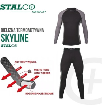 Bielizna Termoaktywna Sportowa Zimowa Termiczna Koszulka Bluza Top STALCO M