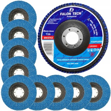 ЦИРКОНИЙНЫЙ ДИСК INOX 125 P40 PROFESSIONAL FALON TECH