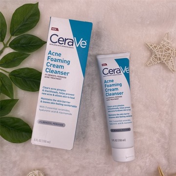 CeraVe Acne Пенящийся крем-пенка для лечения прыщей