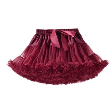 TUTU MEGA PUSZYSTA PETTISKIRT SPÓDNICZKA WINO