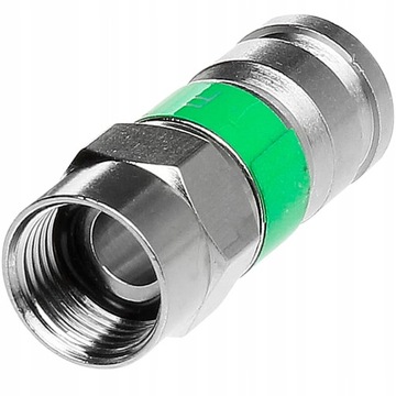 ZŁĄCZE WTYK KOMPRESYJNY F RG6 USZCZELKA CORAB