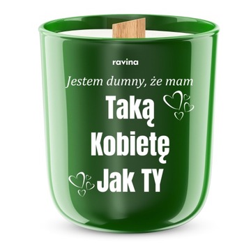 JESTEM DUMNY KOBIETĘ JAK TY świeca PREZENT świeczka zapachowa perfumowana
