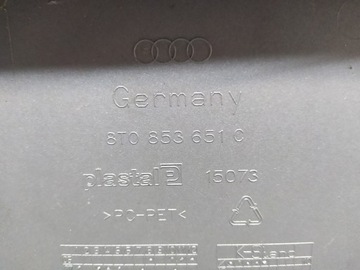 AUDI A5 8T PŘED FACELIFT MASKA W NÁRAZNÍK 8T0853651C