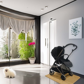 Mata EVA podkładka ochronna pod wózek dziecięcy 100x70 - BEŻOWA