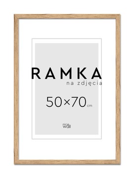Ramka na zdjęcia 50x70 cm 70x50 cm Brzoza
