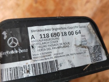 PODBĚH LEVÝ ZADNÍ MERCEDES CLA W118 A1186901800