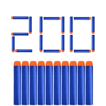 200 szt STRZAŁKI DO NERF ELITE N-STRIKE WYRZUTNI