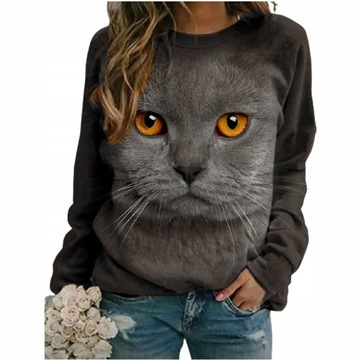 Bluza Dresowa 3D z Kota Comfortable Sweatshirt