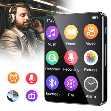 ODTWARZACZ MP3 DO NOSZENIA Z RADIEM FM PRZENOŚNY ODTWARZACZ MP3 128 GB
