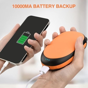 Power bank ogrzewacz do rąk masażer 3w1 kieszonkowy HEAT BANK