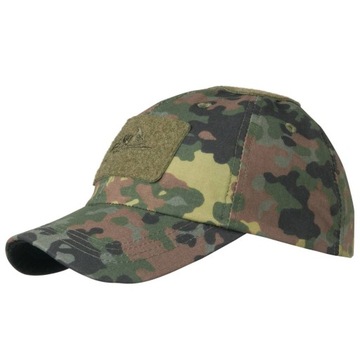 Бейсбольная кепка Helikon с застежкой-липучкой Flecktarn