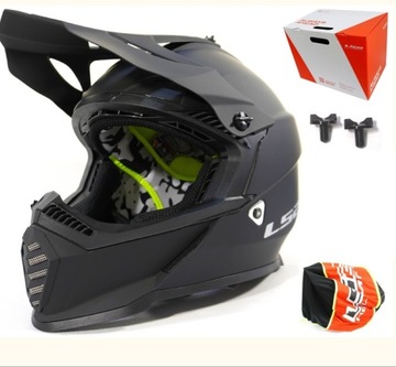 KASK MOTOCYKLOWY LS2 MX437 FAST EVO MATT BLACK S