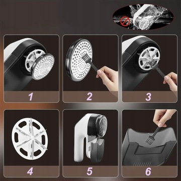 МИНИ-ТРЕЗОЧНАЯ МАШИНА ДЛЯ СВИТЕРОВ, ОБИВКИ + 6 ЛЕЗВИЙ, 2000 мАч USB-C