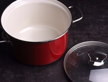 Эмалированные кастрюли BELIS ECO-CERAMIC индукционные 8 шт.