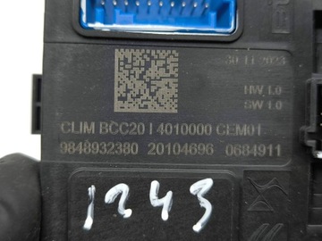JEEP AVENGER 2024 MODUL / ŘÍZENÍ KLIMATIZACE