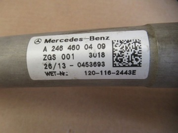 MERCEDES TŘÍDA B W246 SLOUPEC VOLANT